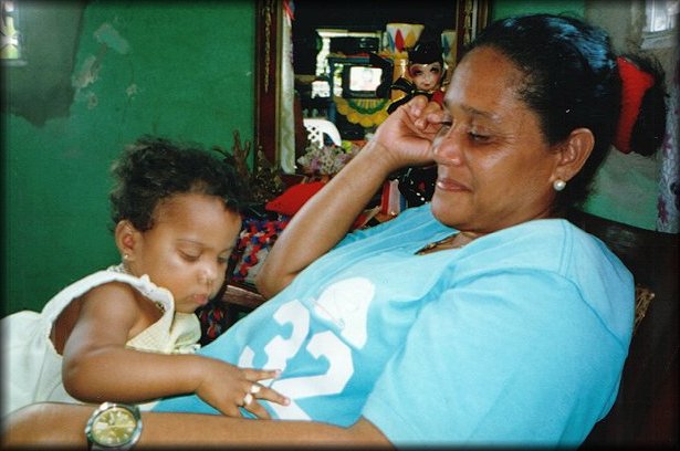 Jennifer and her granddaughter